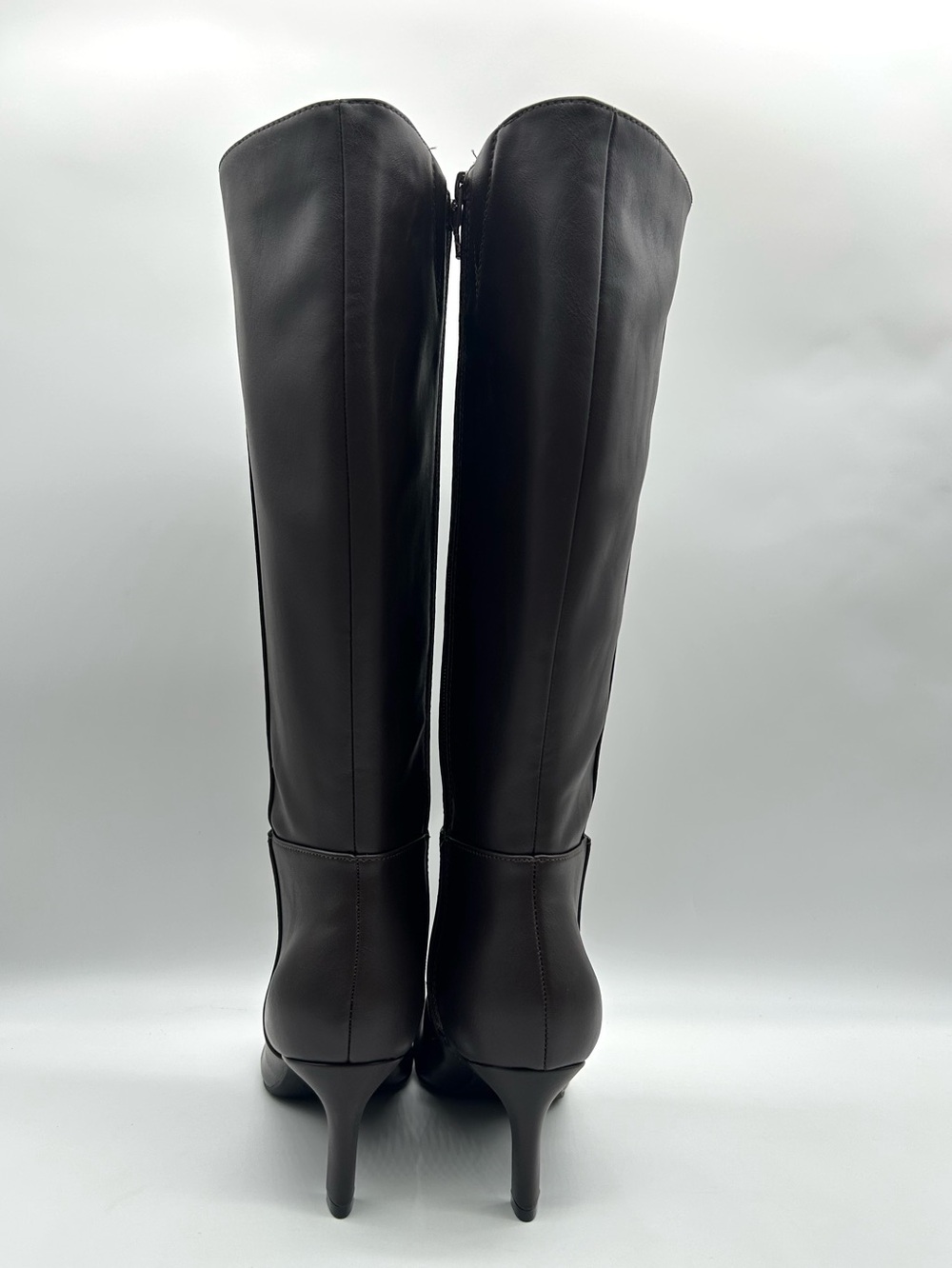 UNISA Lilane-J Tall Brown Boots Size 8 Medium Knee High Pointed Toe Dress Boots - Picture 8 of 13